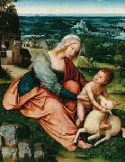 Madonna and Child with the Lamb.